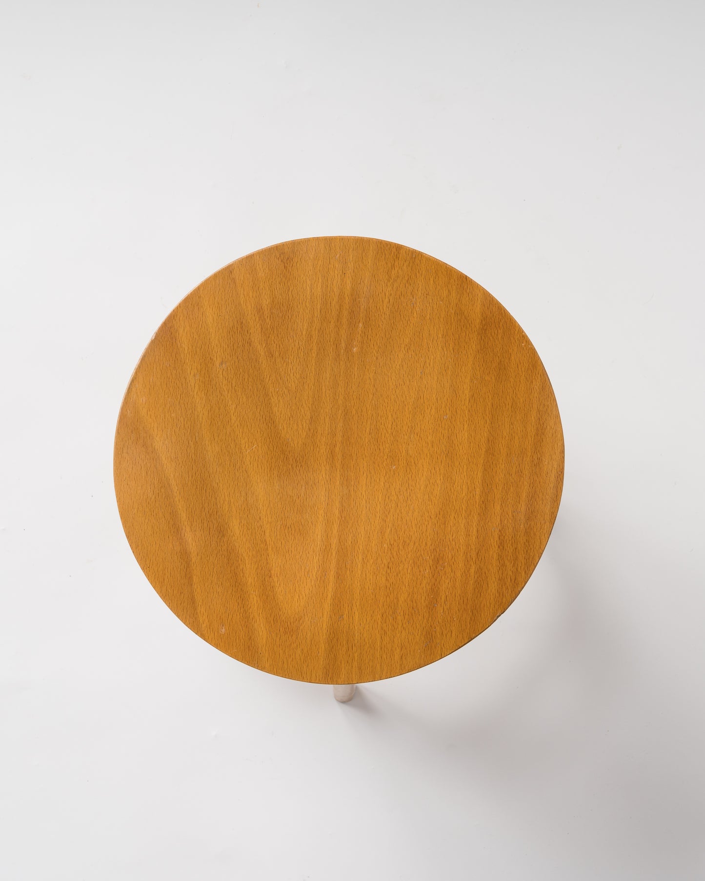 Four legged and copper plated steel ring stool by Stella manufacture France 1950's