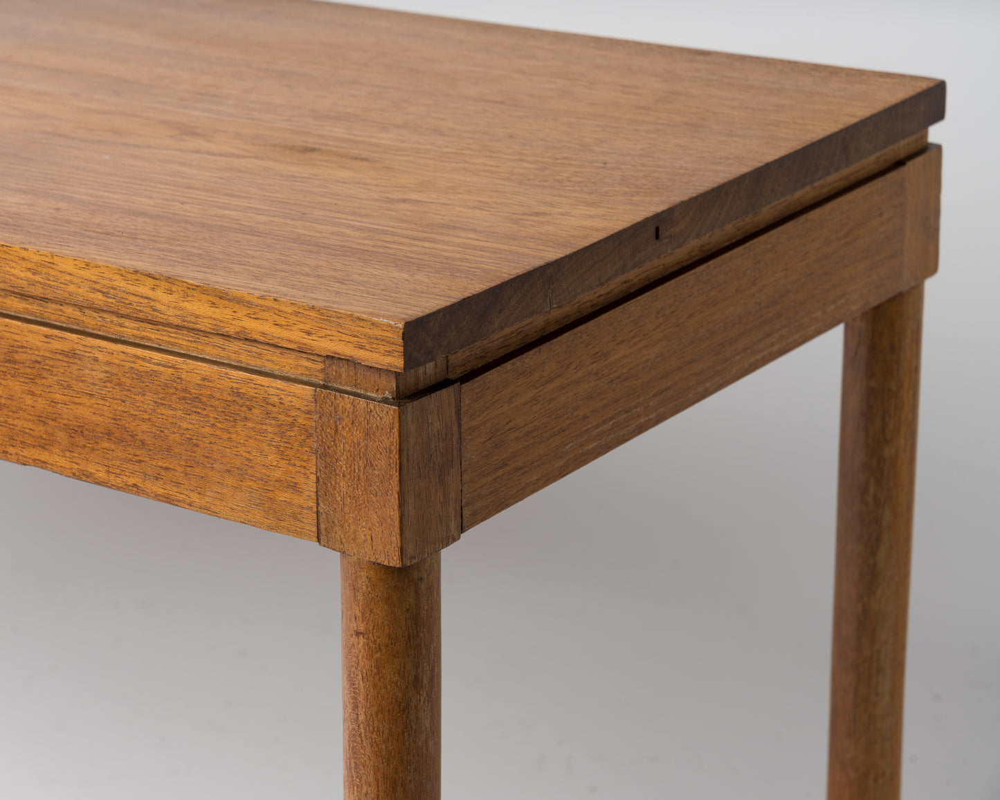 Elm Minimalist Coffee Table by Pierre Gautier Delaye - France 1960's