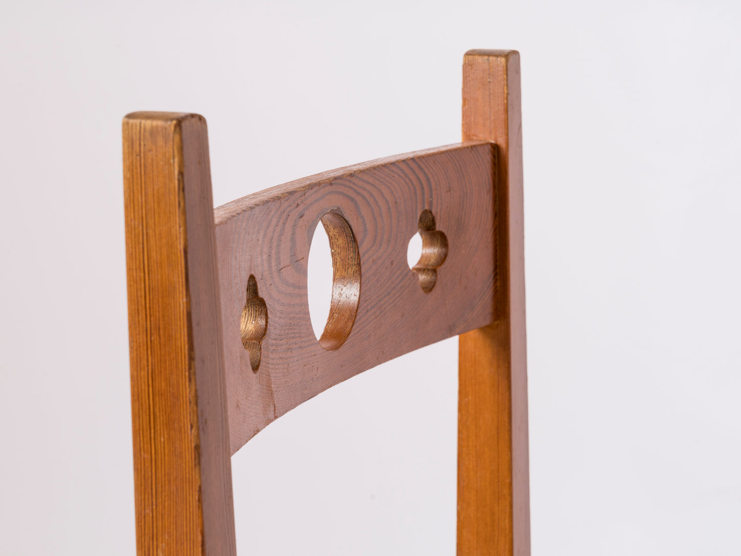 Scandinavian Rush and Solid Pinewood Chair - 1970's