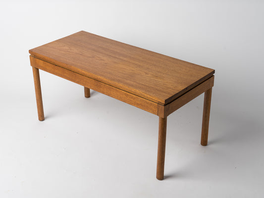 Elm Minimalist Coffee Table by Pierre Gautier Delaye - France 1960's